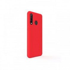 Husa Huawei P30 Lite Lemontti Liquid Silicon Red