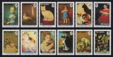 GAMBIA 1994 - Picturi, pisici /serie completa MNH, Nestampilat