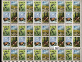 USA-FAUNA-URSI-PASARI-NATURA---Bloc cu 50 timbre de 18 centi MNH, Nestampilat