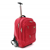 Rucsac Tip Troler Atena Rosu 49x35x23 cm ComfortTravel Luggage, Ella Icon