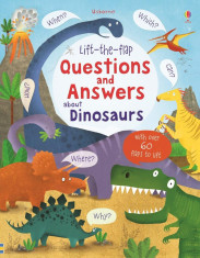 Lift-the-flap questions and answers about dinosaurs foto