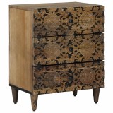 vidaXL Dulap pentru pat Maro 50 x 33 x 60 cm Lemn de mango solid 4018341