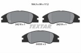 Set placute frana TEXTAR 2421801