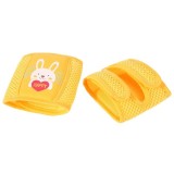 Set 2 bucati genunchiere anti-alunecare si protectie genunchi bebe-GALBEN