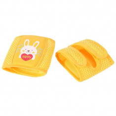 Set 2 bucati genunchiere anti-alunecare si protectie genunchi bebe-GALBEN