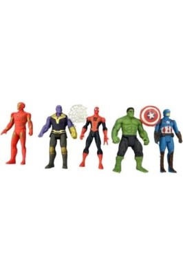 Set , 5 Figurine Cu Led, 18cm, Multicolor foto