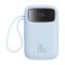 Baseus QPow 2 powerbank, 10000mAh, 30W, 2xUSB-C (albastru)