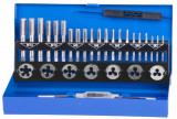 Strend Pro SX1033, HSS, set de 33 de piese, M3-M12, pentru filetare și filetare M3-M12