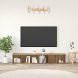 Cumpara ieftin Set comoda TV 2 buc. 37 x 35 x 107cm Stejar Artizanal