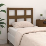 VidaXL Tăblie de pat, maro miere, 105,5x4x100 cm, lemn masiv de pin