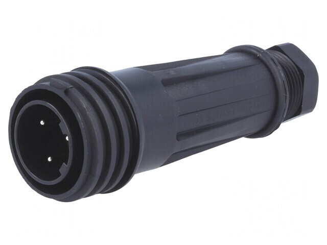 Mufă Conector Circular cu 3 Pini Filet Exterior PX0921/03/P