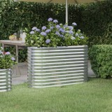 Strat &icirc;nălțat grădină 114x40x68 cm oțel vopsit electrostatic