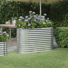 vidaXL Strat inal?at gradina 114x40x68 cm o?el vopsit electrostatic foto