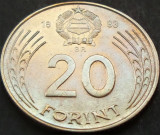 Moneda 20 FORINT / FORINTI - RP UNGARA / UNGARIA, anul 1983 * cod 1571