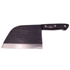 Cutit tip satar DEPOX&reg;, lucrat manual, Chef Choice, 29.5 cm, otel inoxidabil, 480 g, negru