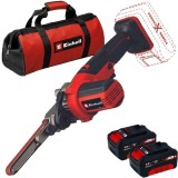 Einhell TE-BF 18 Li PXC + Twinpack - Slefuitor cu brat geanta textila + Set 2 acumulatori Li-Ion 18 V 4 Ah