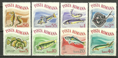1964 - Pesti din acvariul de la Constanta, serie neuzata foto