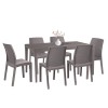 Set mobilier de grădină Pauli 6+1 cappuccino