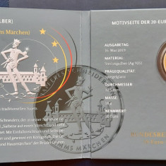 Moneda comemorativa - 20 Euro "Tapferes Schneiderlein" 2019 - Proof - G 3569
