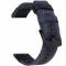 Curea textila, compatibila cu Samsung Galaxy Watch3 45mm, Telescoape QR, 22mm, Nashville Blue