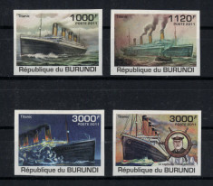 BURUNDI 2011 - Titanic / serie completa MNH foto