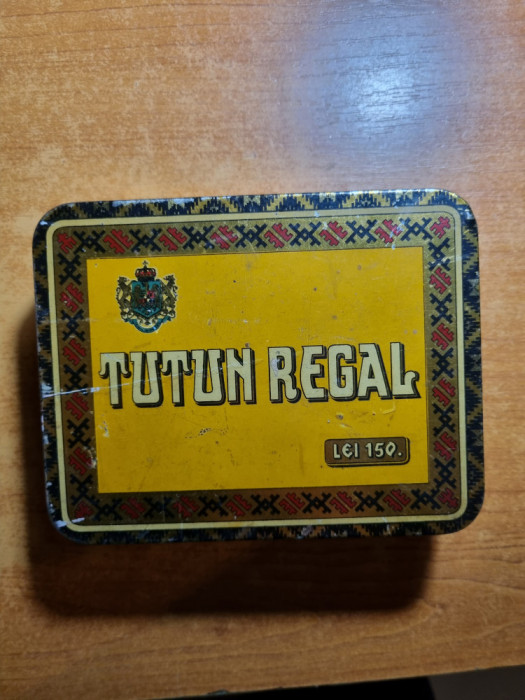 cutie metalica - tutun regal - anii &#039;40