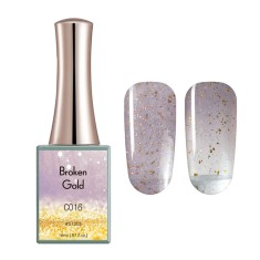 Oja semipermanenta C016 Broken Gold Canni, 16 ml, Gray foto