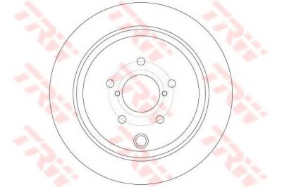 Disc frana SUBARU LEGACY V (BM, BR) (2009 - 2016) TRW DF6306 foto