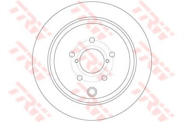 Disc frana SUBARU LEGACY V (BM, BR) (2009 - 2016) TRW DF6306