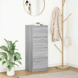 vidaXL Bufetă gri Sonoma 37,5x35x99 cm Lemn prelucrat