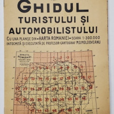 GHIDUL TURISTULUI SI AUTOMOBILISTULUI , HARTA ROMANIEI , CAROUL 12 - SALONTA ( ZONA ) de M.D. MOLDOVEANU , 1936