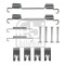 FEBI BILSTEIN 181968 Set accesorii, sabot de frana