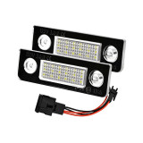 Cumpara ieftin Set 2 lampi numar led 6000k alb-rece Skoda Octavia 1Z Roomster Praktik