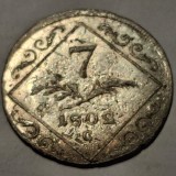 Austria 7 kreuzer 1802 C / Praga argint Francisc l