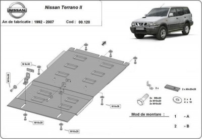 Scut metalic Cutie de Viteze Nissan Terrano 1993-2005 foto