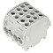 Clema de derivatie CU 35mmp 4 intrari - 4 iesiri gri Schrack IK026212
