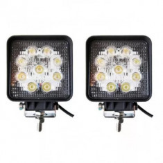 2 X Proiector Offroad 9 Led 27W