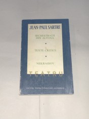 JEAN-PAUL SARTRE - TEATRU~ Sechestratii din Altona + Nekrassov + Texte.....vol.2