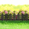 Bordura pt. pat de flori / gard - 56 x 20 cm - Negru, Garden Of Eden