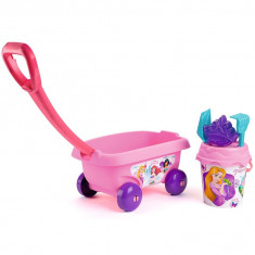 Set jucarii nisip Smoby Carucior Disney Princess cu accesorii foto