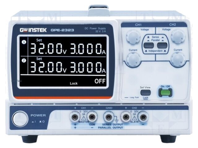 Alimentator liniar multicanal GW INSTEK 0&divide;32VDC 0&divide;3A