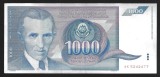 IUGOSLAVIA 1000 / 1.000 DINARA / DINARI 1991 [8] P - 110a , XF+