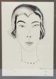 Dragos Morarescu (1923-2005) - Lilly, Prima sotie a artistului, 1955