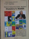 OPERA SI VIATA PENTRU VASLUI - ROMANIA-DUMITRU V. MARIN, 2015