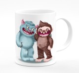 Cana alba personalizata, Monsters, INOVATIX&reg;. 330 ml