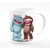 Cana alba personalizata, Monsters, INOVATIX&reg;. 330 ml