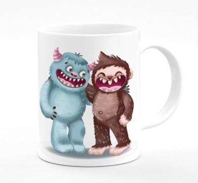 Cana alba personalizata, Monsters, INOVATIX&amp;reg;. 330 ml foto