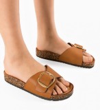 Cumpara ieftin Papuci dama Terry Camel