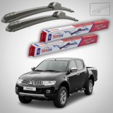 Cumpara ieftin Stergatoare Mitsubishi L200 Pick-up Gen IV Facelift (KB_T/KA_T) 2009-2015 | Set Fata Flat 550+450mm - TeamCar