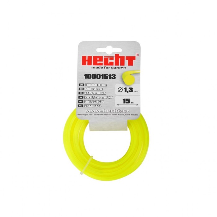 Fir pentru trimmer HECHT 10001513, profil rotund, diametru 1.3 mm, lungime 15 m